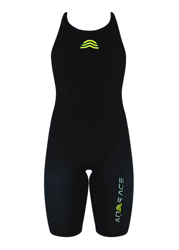 AquaRapid AQRace Womens AIKE XTR Plus Kneesuit - Black-0