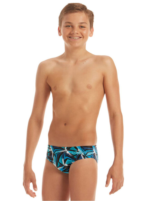 Amanzi Boy's Kaboom Briefs - Blue-0