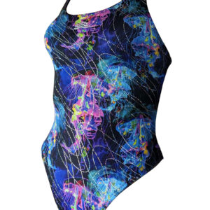 Aquarapid Girls Octopus Foiled Swimsuit-0