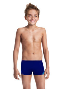 Jaked Boy's Diamonds Aqua Shorts - Blue