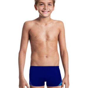 Jaked Boy's Diamonds Aqua Shorts - Blue-0