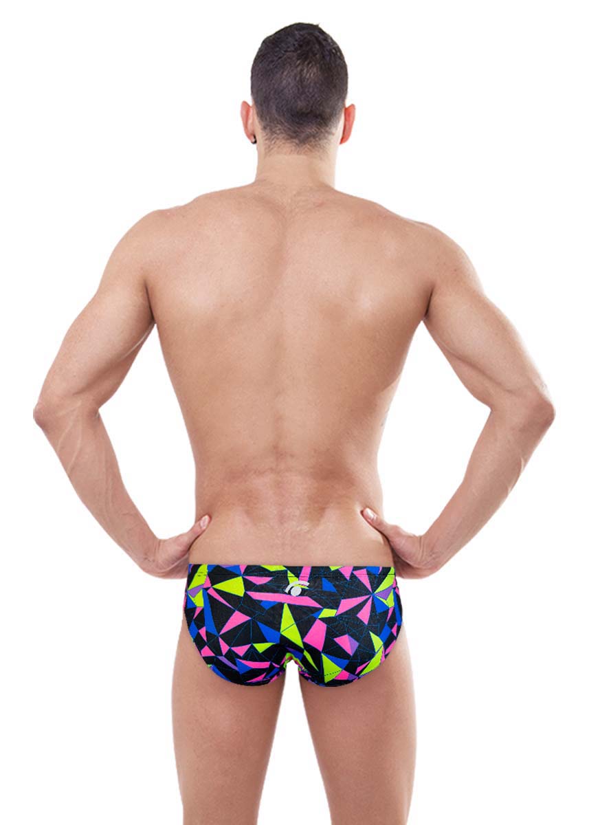 Jaked Men's Diamonds Briefs - Black-530281