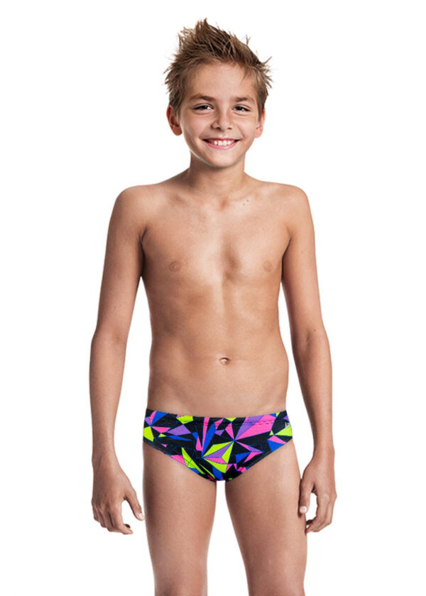 Jaked Boy's Diamonds Briefs - Black-0