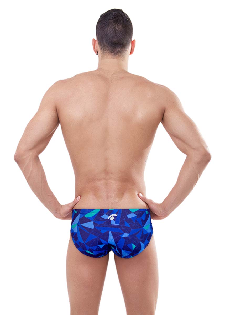 Jaked Men's Diamonds Briefs - Blue-530277