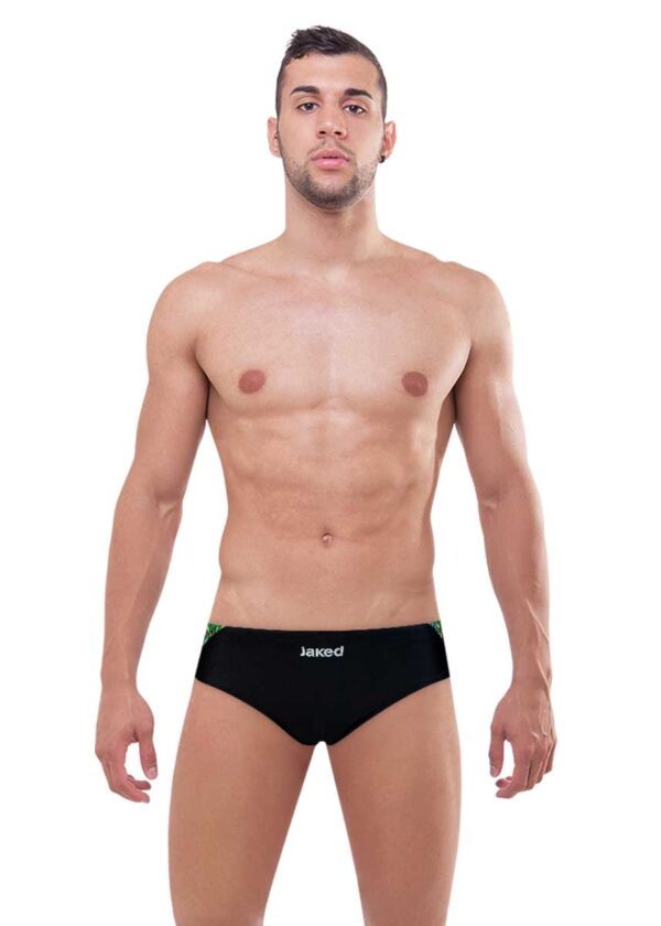 Jaked Men's Manga Briefs - Black