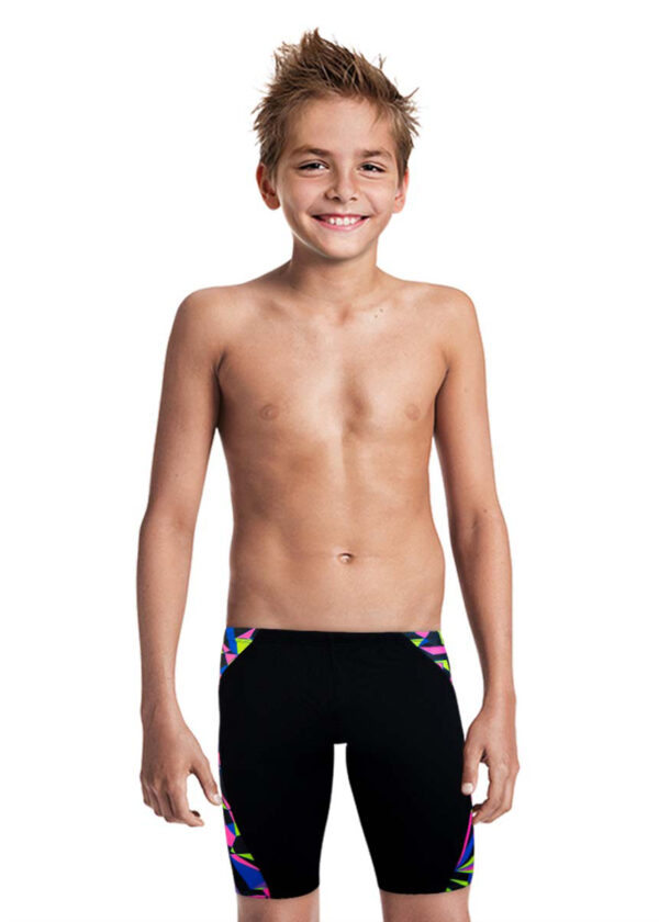 Jaked Boy's Diamonds Jammer - Black-0