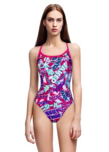 Jaked Women's Manga Mood One Piece Swimsuit - Pink