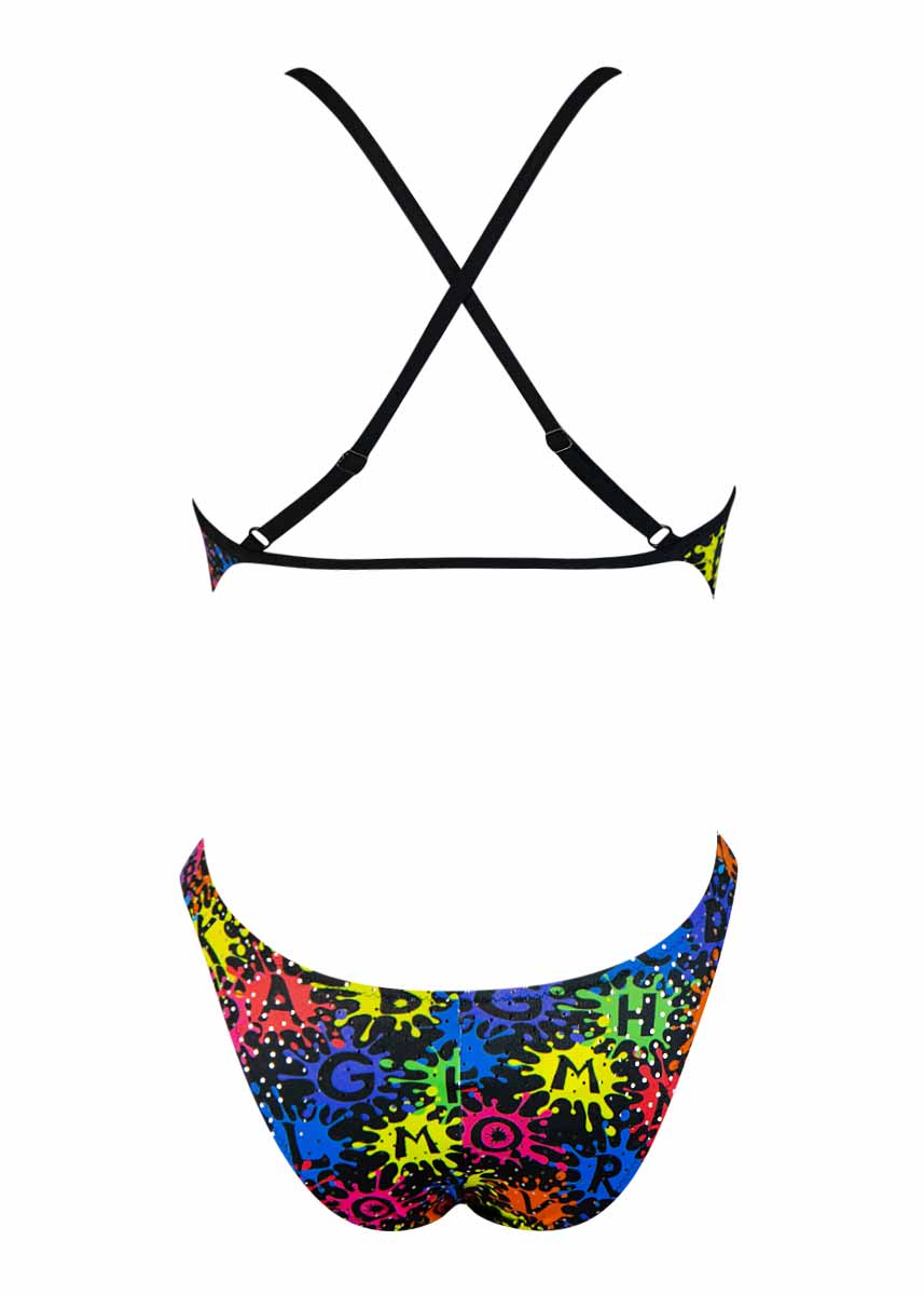 Aquarapid Girls Sirio Alphabet Foiled Swimsuit-529868