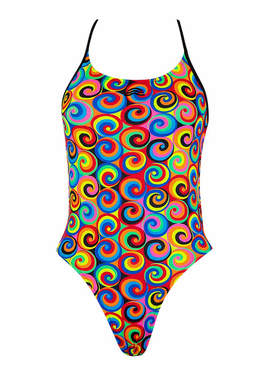 Aquarapid Girls Sirio Circles Swimsuit-0