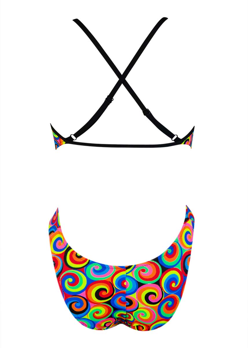 Aquarapid Girls Sirio Circles Swimsuit-529870