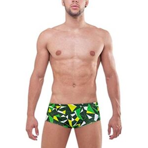 Jaked Men's Diamonds Trunks - Military Green-0