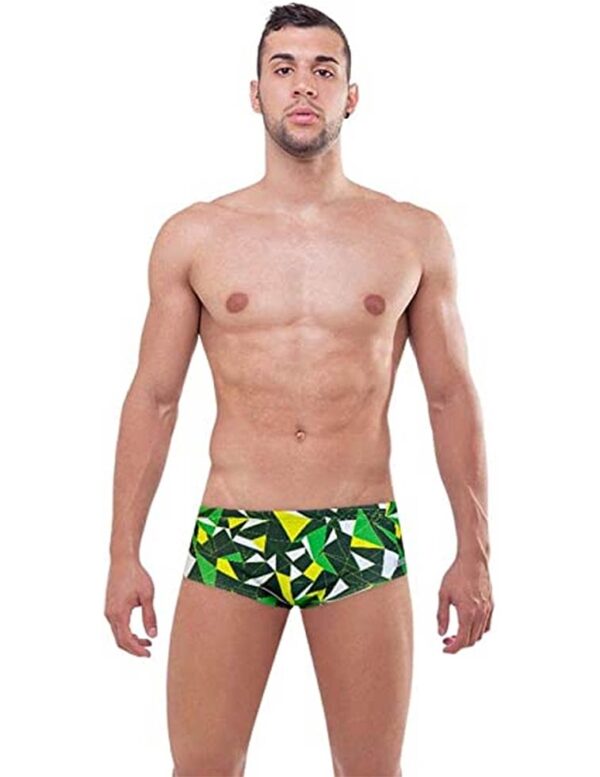 Jaked Men's Diamonds Trunks - Military Green-0