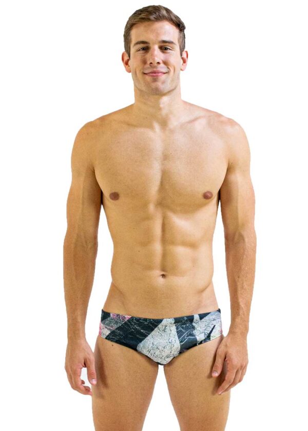 FINIS Rotto Brief - Granite-0