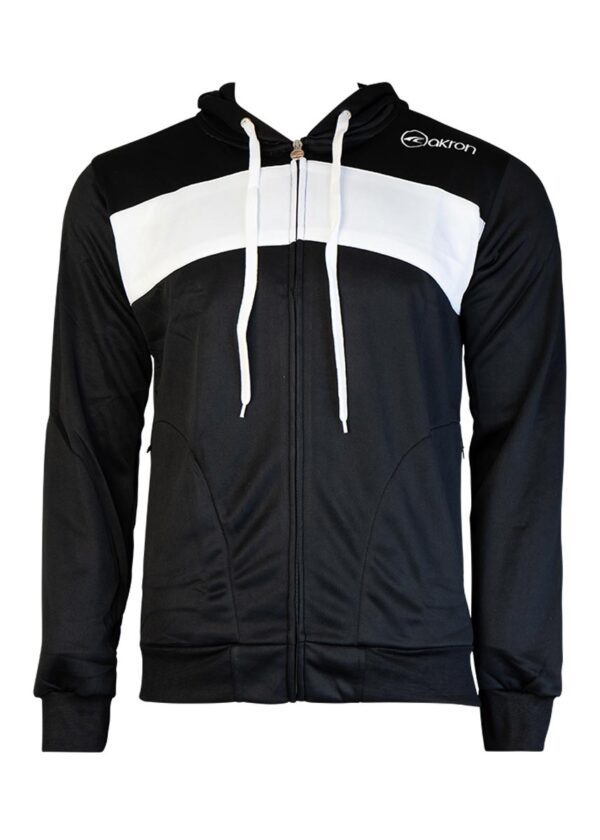 Akron Flagstaff Tracksuit Top - Black / White-0