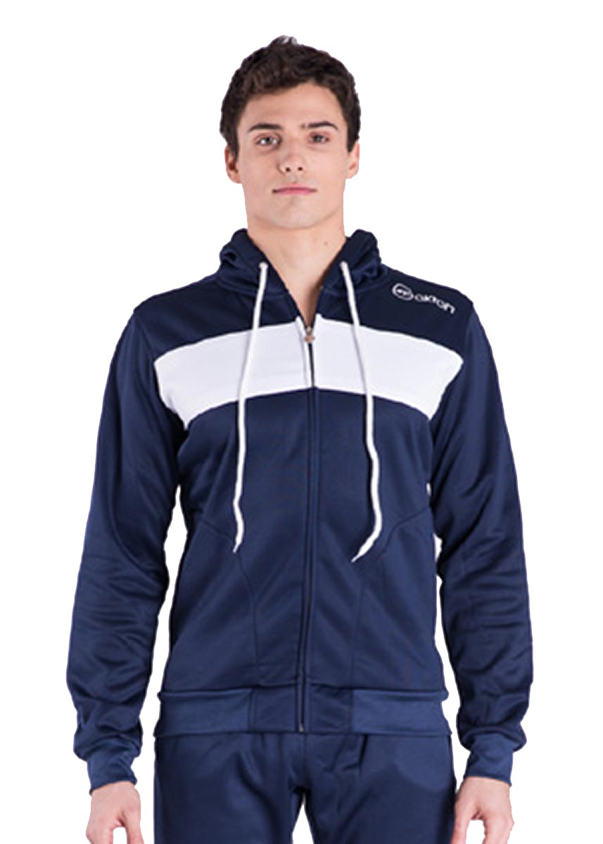 Akron Flagstaff Tracksuit Top - Navy Blue / White-530956