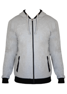 Akron Junior Tampa Tracksuit Top - Grey / Navy