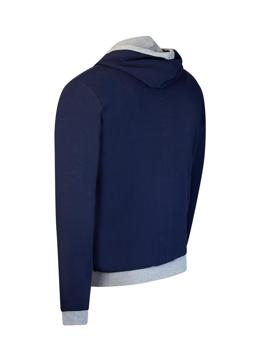 Akron Tampa Tracksuit Top - Navy Blue / Grey-536248