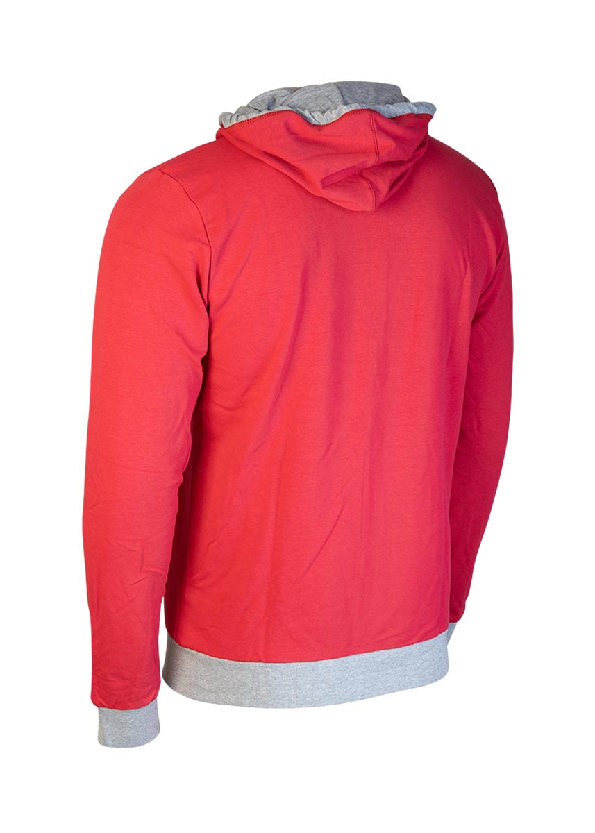 Akron Tampa Tracksuit Top - Red / Grey-535638
