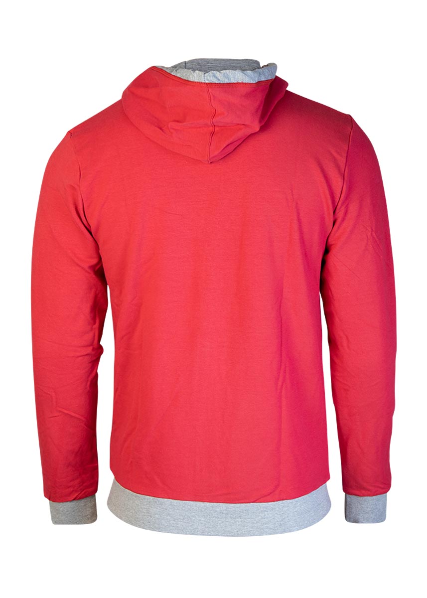 Akron Junior Tampa Tracksuit Top - Red / Grey-brand