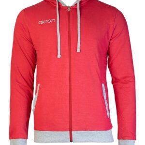 Akron Tampa Tracksuit Top - Red / Grey-0