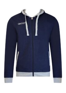 Akron Tampa Tracksuit Top - Navy Blue / Grey
