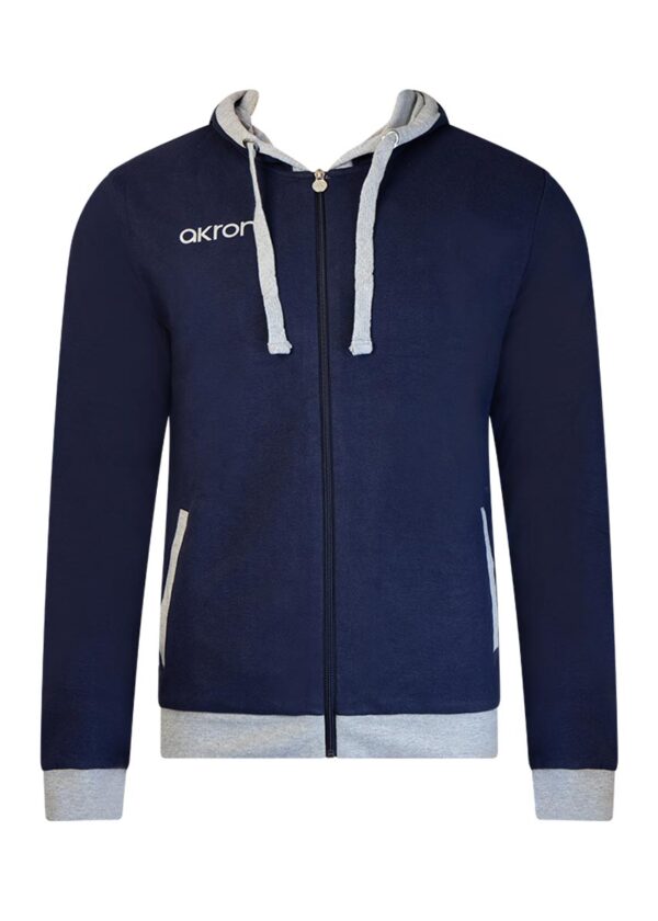 Akron Tampa Tracksuit Top - Navy Blue / Grey-0