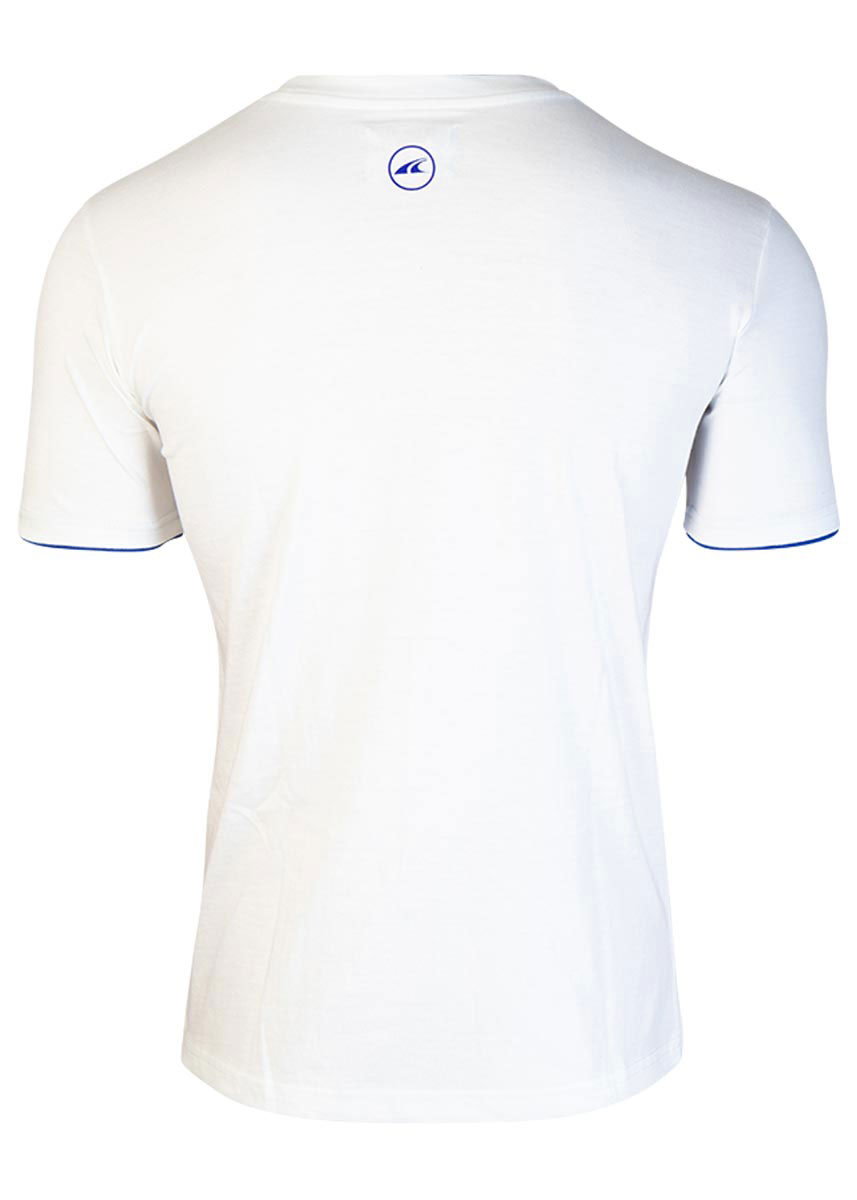 Akron Junior New Orleans Cotton T-shirt - White / Navy-brand