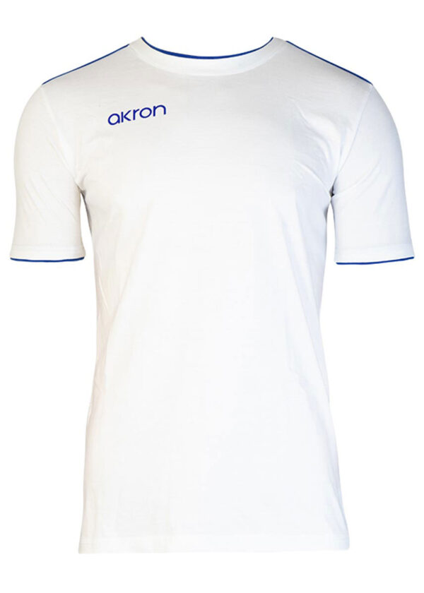 Akron Junior New Orleans Cotton T-shirt - White / Navy-0