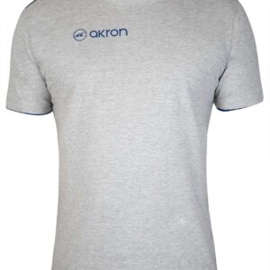 Akron Junior New Orleans Cotton T-shirt - Grey / Navy Blue-0