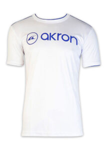 Akron Denis Technical T-shirt - White / Royal Blue