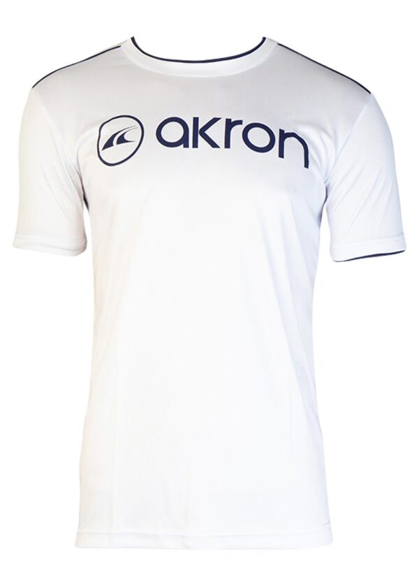 Akron Junior Denis Technical T-shirt - White / Navy-0