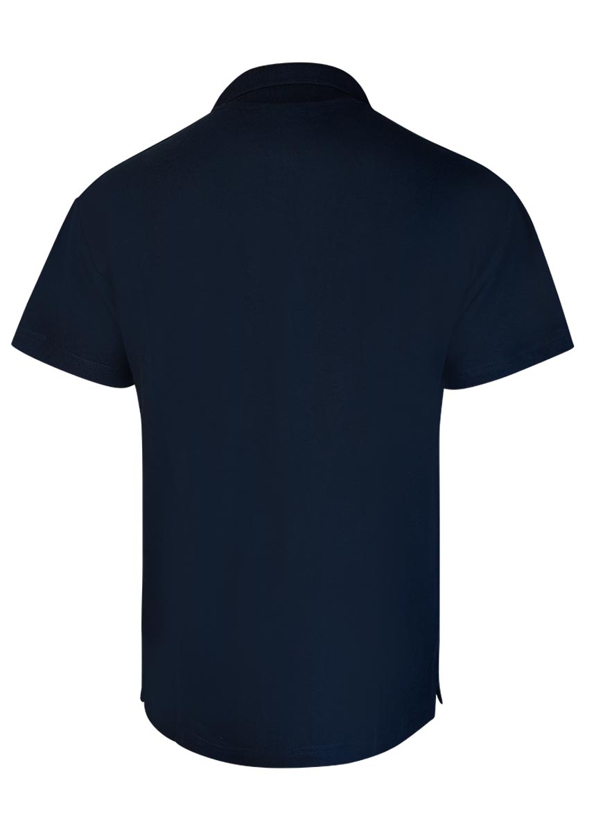 Akron Junior Break Polo Shirt - Navy Blue-brand