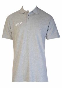 Akron Junior Break Polo Shirt - Grey