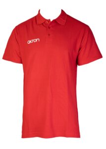 Akron Junior Break Polo Shirt - Red