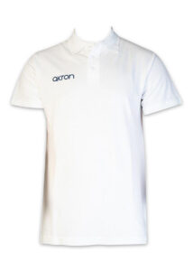 Akron Junior Break Polo Shirt - White
