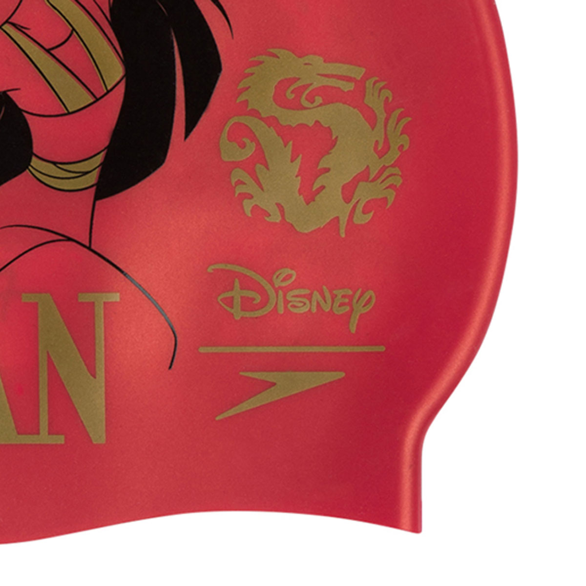 Speedo Junior Disney Print Cap Mulan - Red / Gold-568651