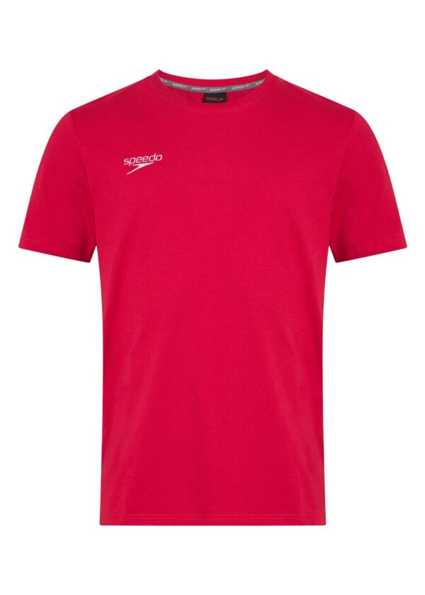 Speedo Team Kit Small Logo T-Shirt - Red-0