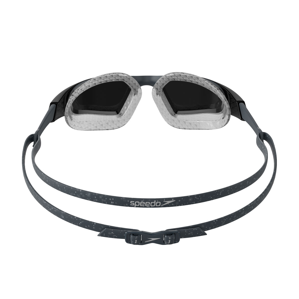 Speedo Aquapulse Pro Mirrored Goggles - Oxid Grey / Silver-568582