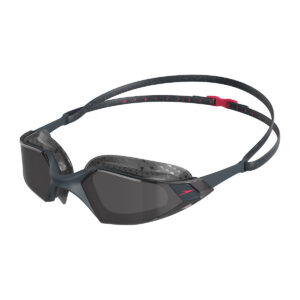 Speedo Aquapulse Pro Goggles - Oxid Grey / Phoenix Red-0