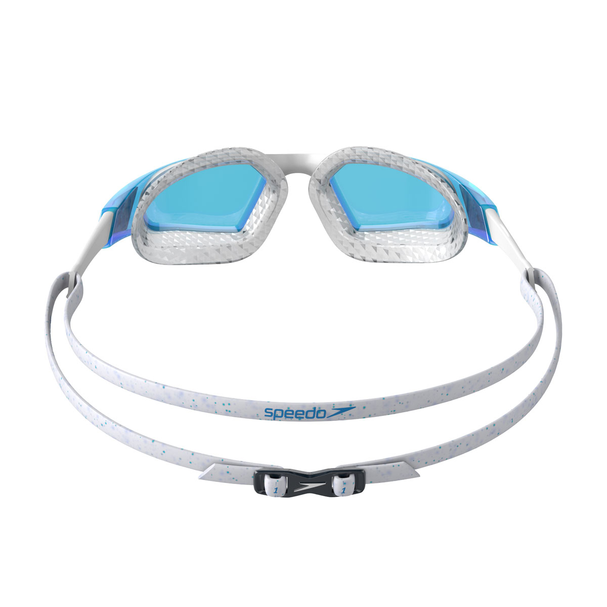 Speedo Aquapulse Pro Goggles - White / Blue-568585