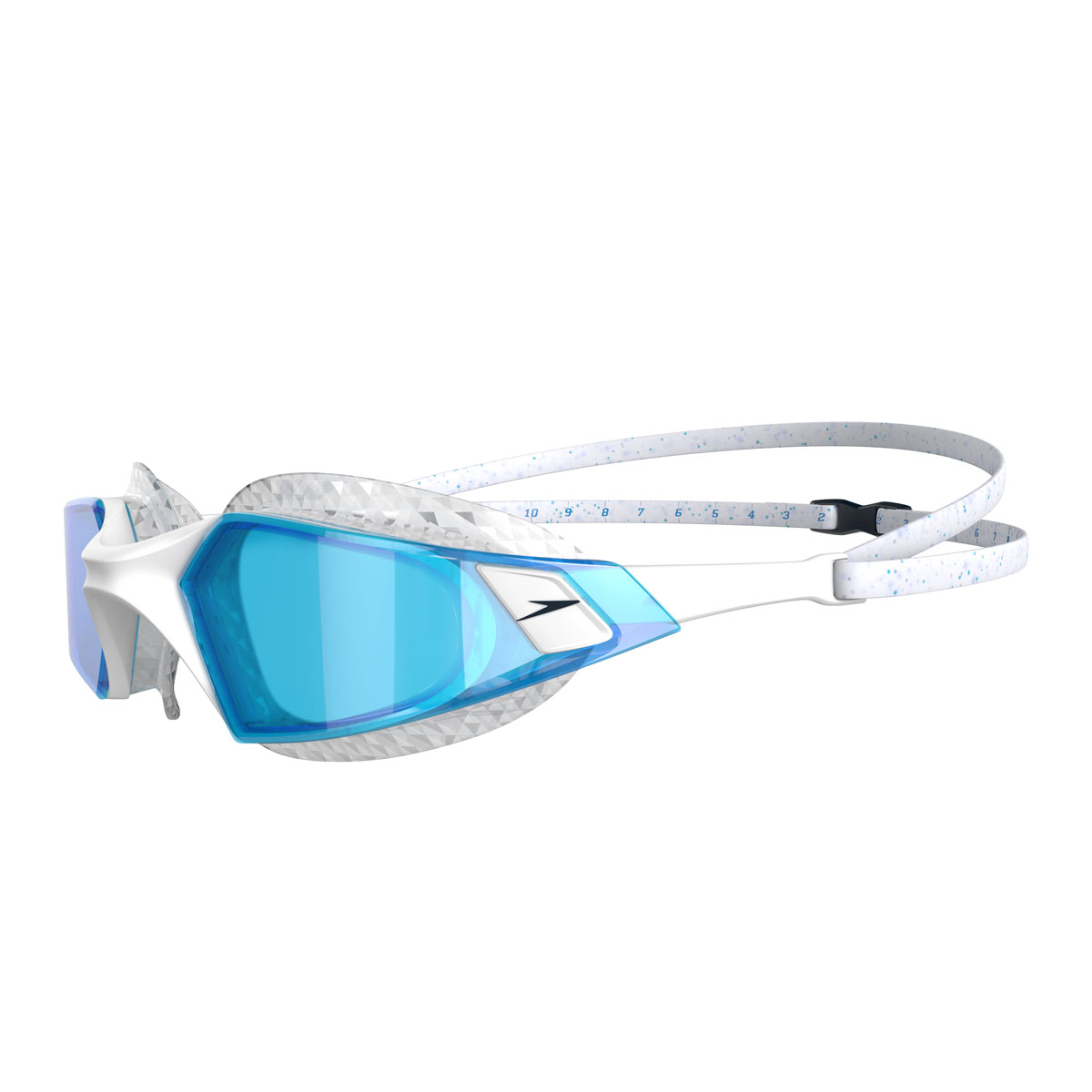 Speedo Aquapulse Pro Goggles - White / Blue-568586