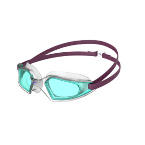 Speedo Hydropulse Junior Goggles - Deep Plum / Light Blue-0
