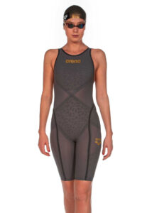 Arena Powerskin Carbon Ultra Kneesuit Closed Back - Grey / Gold