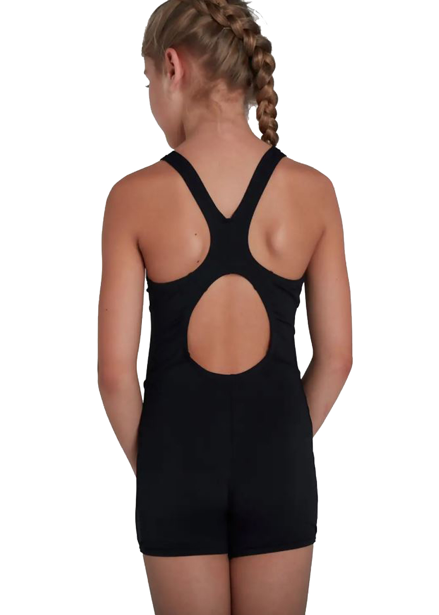 Speedo Girl's Essential Endurance+ Legsuit - Black-555979
