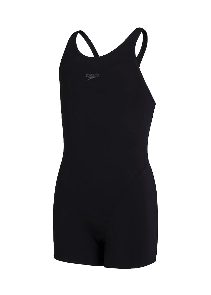 Speedo Girl's Essential Endurance+ Legsuit - Black-555981
