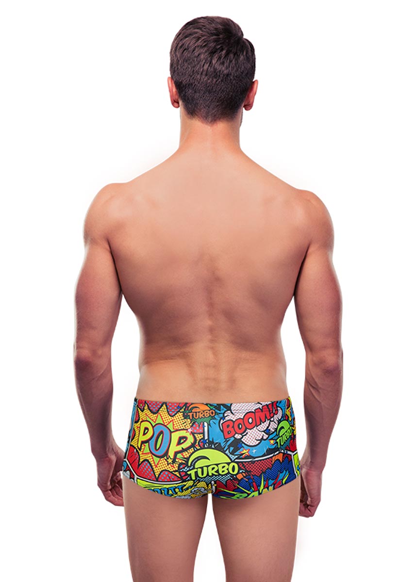 Turbo Men's Comic Boom Super Tank - Red-brand