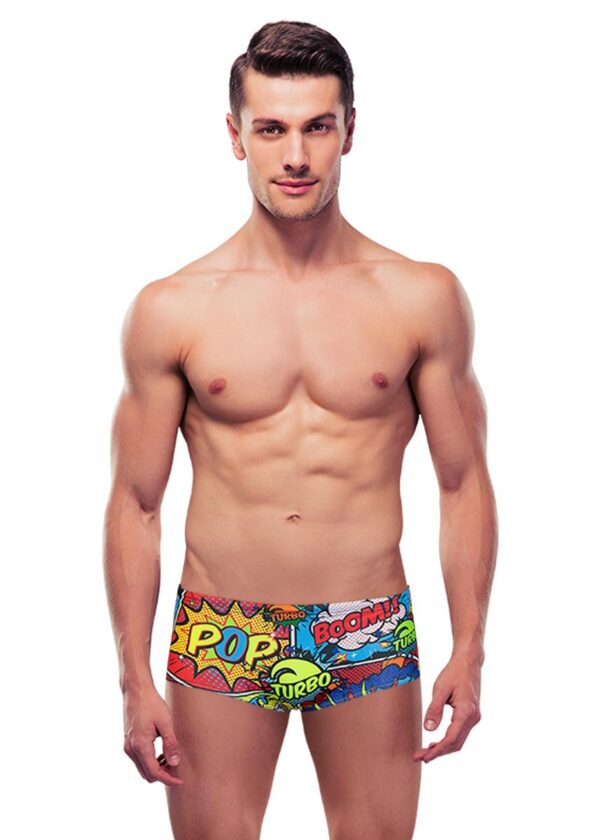 Turbo Men's Comic Boom Super Tank - Red-0