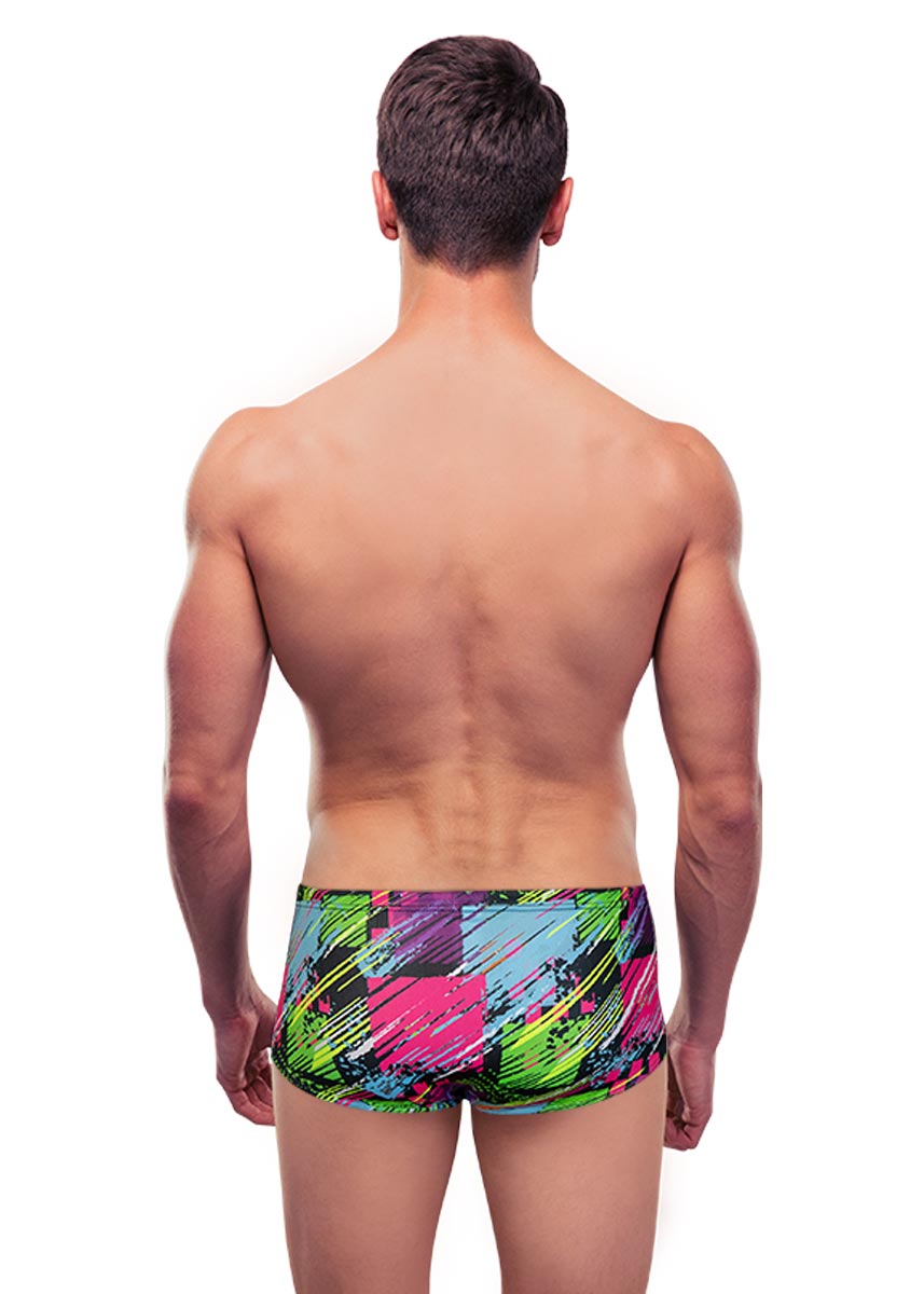 Turbo Men's Square Flu Super Tank - Multicoloured-brand