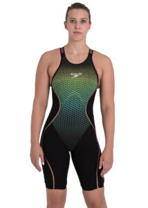 Speedo Fastskin LZR Pure Intent Openback Kneeskin - Stealth Hex