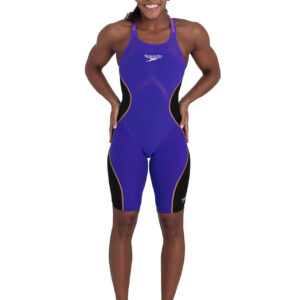 Speedo Fastskin LZR Pure Intent Closedback Kneeskin - Venomous Violet-0